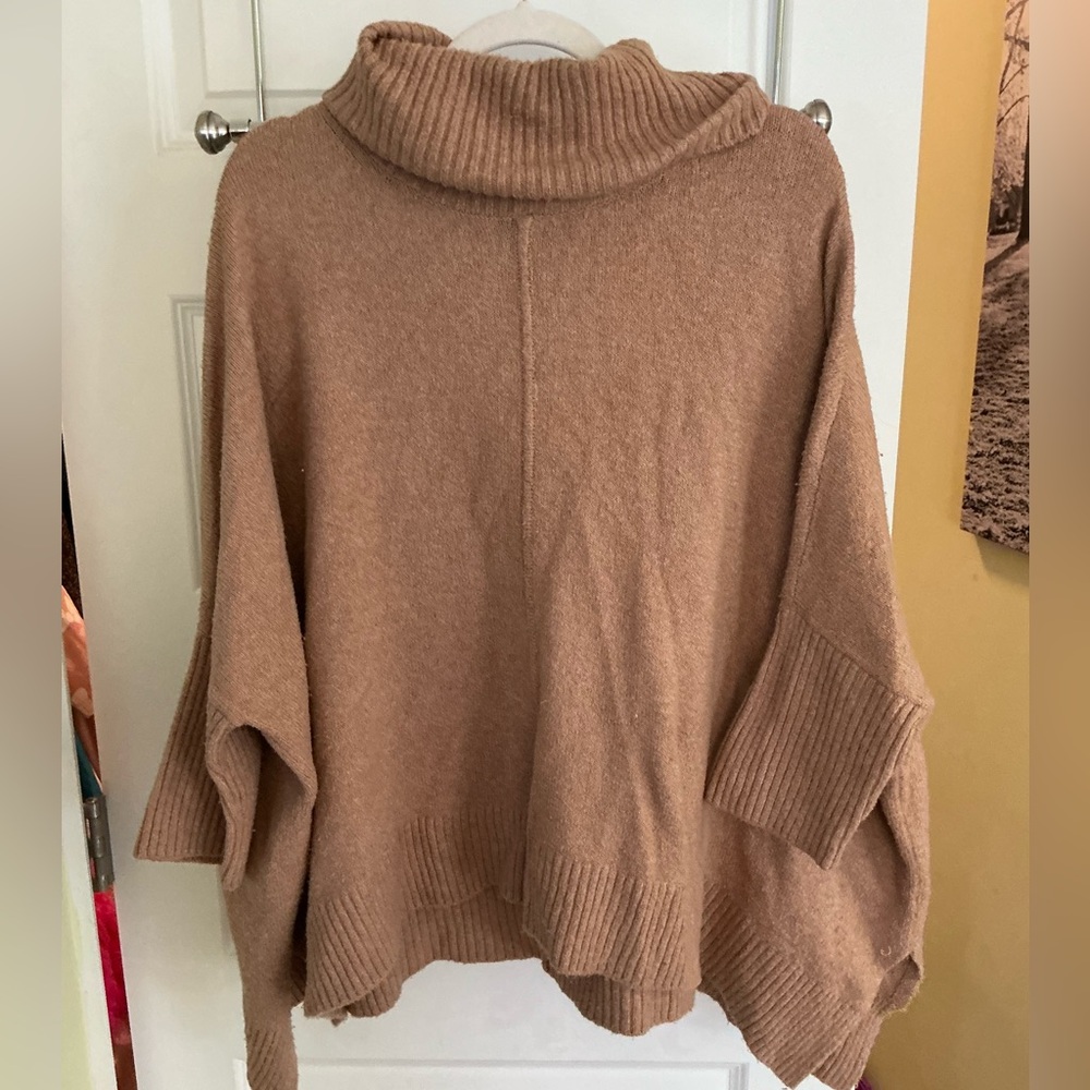 Loft Women’s Cozy Brown Turtleneck Sweater